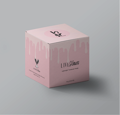 LIVE GLAM PACKAGING brand identity branding design ecommerce illustration logo package design packaging typography
