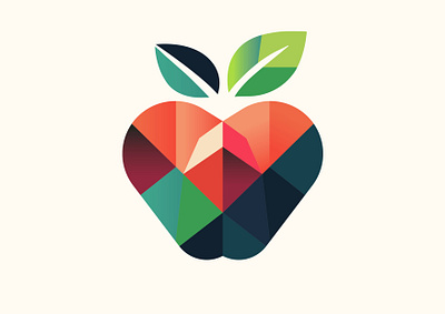 APPLE - TEST animal apple branding color design form geometric gradient graphic design icon identity illustration logo ui vector