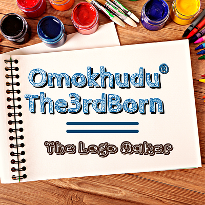 Omokhuduthe3rdborn ® The Logo Maker 3d branding graphic design logo