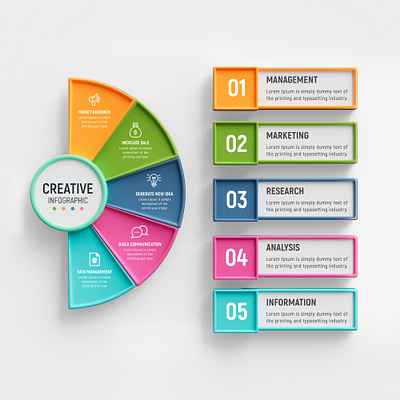 I have Design infoGraphic Template for Digital marketing 2d 3d art adope branding design flyer graphic design illustration infographic infographic business photoshop