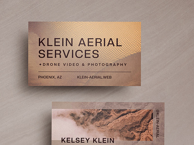 Drone Photography Business Card / Brand Identity aerial photographu branding business card desert drone photographer drone pilot graphic design identity