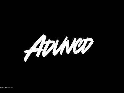 ADVNCD advncd custom decathlon design lettering logo logotype script typography