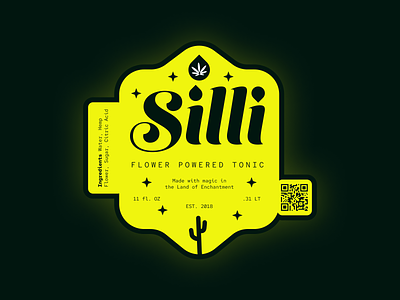 Silli Label Riff #420 brand graphic design labeldesign soda water weed wip