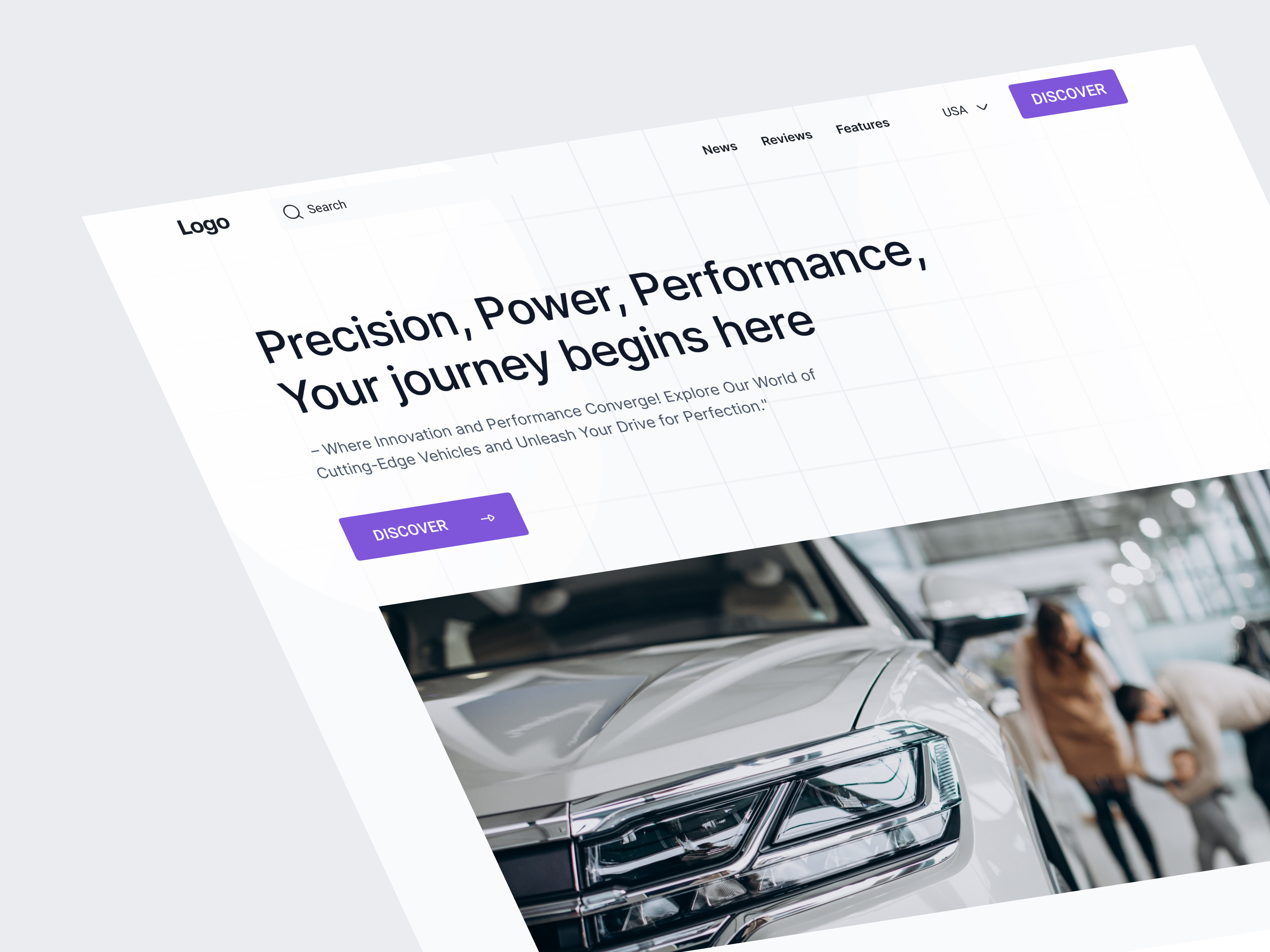Automotive Landing Page Design by Peaky Design on Dribbble
