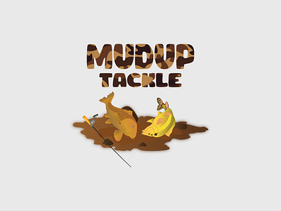 Mud Up Tackle Logo Design 2d 3d animation branding design illustration logo