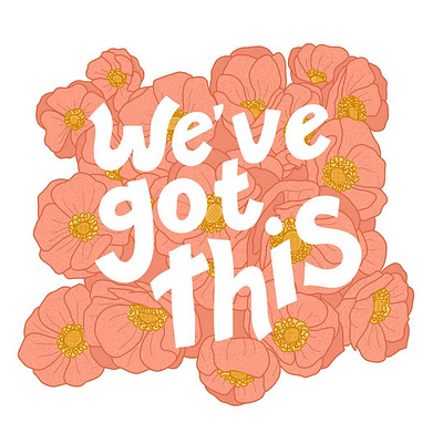 Encouraging Botanical Hand-Lettering be kind unwind bloom where youre planted encouragement hand lettered hand lettering handlettering illustration procreate weve got this