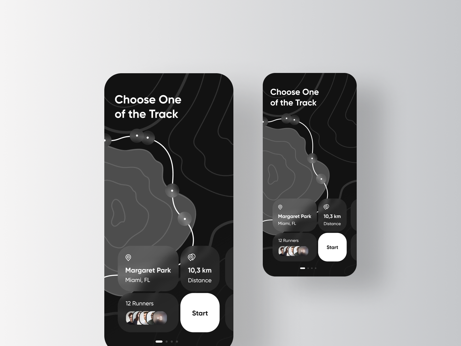 Fitness App Running Tracker by Jack R. for RonDesignLab ⭐️ on Dribbble