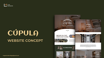 Cúpula - hotel website concept hotel ui webdesign website