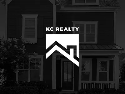 KC Realty Logo Mark & Type design graphicdesign icon lettermark logo realestate symbol