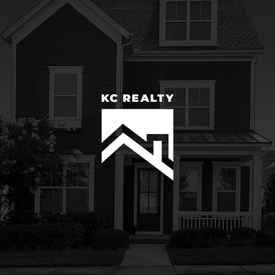 KC Realty Logo Mark & Type design graphicdesign icon lettermark logo realestate symbol