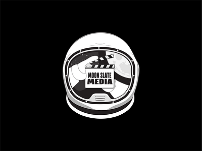 Moon Slate Media Logo Design 2d 3d animation branding illustration logo vector