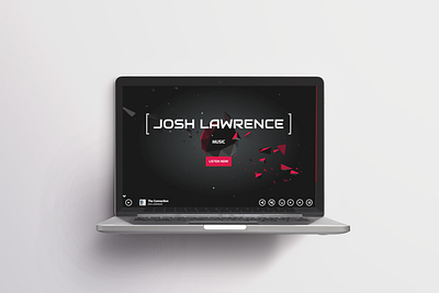 Josh Lawrence Website branding design elementor graphic design web design website wordpress
