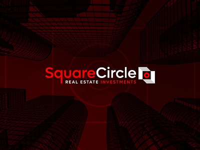 Square Circle Logo Design branding circle geometric geometric logo logo real estate real estate investment real estate logo square square circle square logo