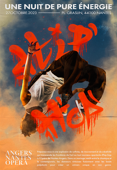 HIP HOP - POSTER dance design graphic design hip hop photoshop poster rap social street