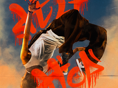 HIP HOP - POSTER dance design graphic design hip hop photoshop poster rap social street