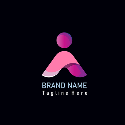 This is a brand logo. 3d branding graphic design logo ui