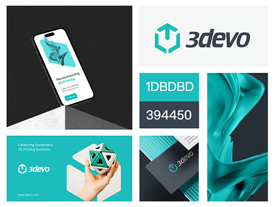3devo - Visual Identity 3d branding graphic design logo ui