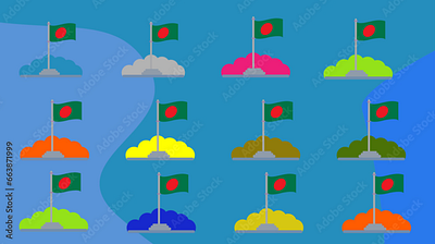 Bangladesh vector flags @amitpaulakas amitpaulakas amitpaulakash national flag