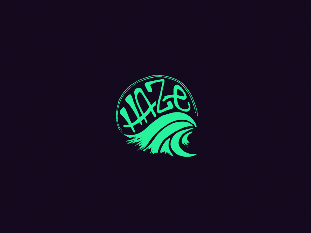 Haze Logo Animation 2d after effects animation grunge haze individual liquid logo logo animation minimalistic motion graphics personality
