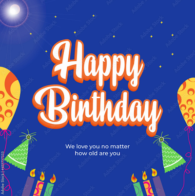 Happy Birthday wish @amitpaulakas adobe stock amitpaulakas amitpaulakash event happy birthday wish