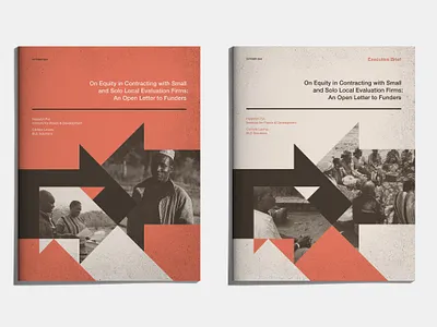 Report Covers cover design nonprofit report