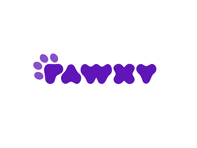 Pawxy, custom type for saas typographic logo design browser cat custom made internet logo logo design organic paw paws privacy private saas safety security servers tools type typographic typography vpn