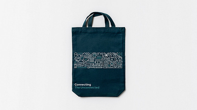 Promotional Tote for Global Report on Household Sanitation bank design icon illustration nonprofit report world