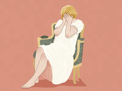 Emma emma emma woodhouse illustration jane austen jane austen emma procreate regency