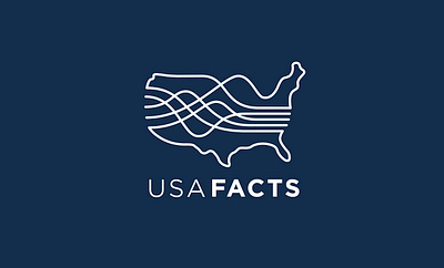 USA Facts Logo branding design logo
