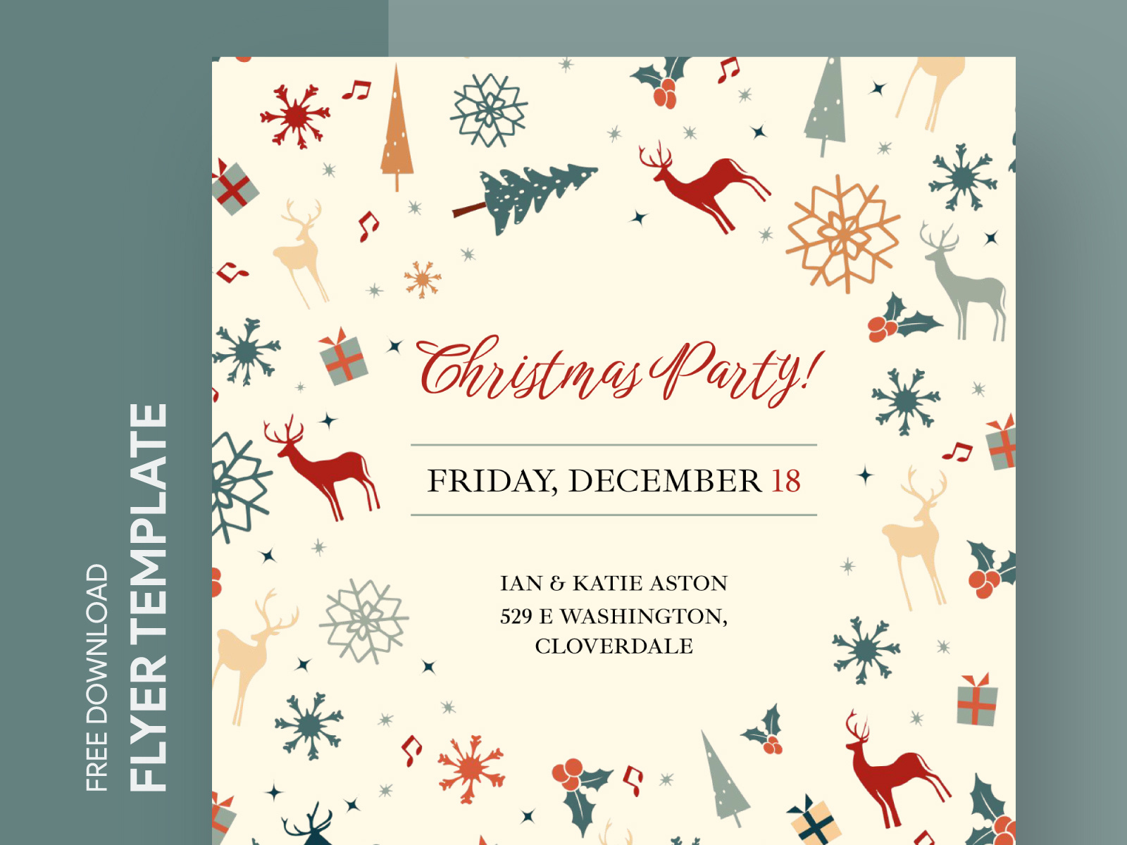 Christmas Party Invitation Free Google Docs Template by Free Google