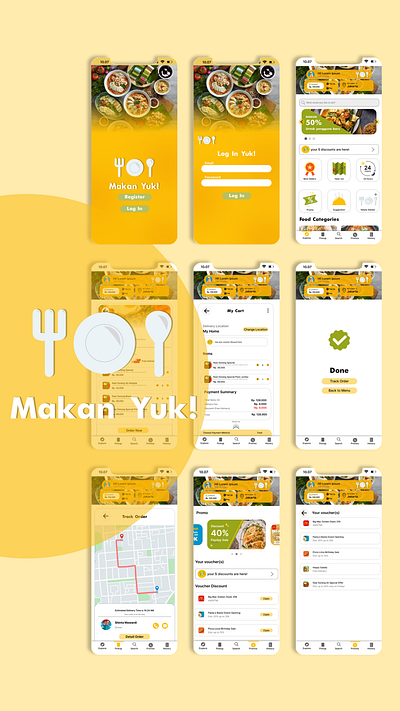 Makan Yuk UI Design app design graphic design ui ux