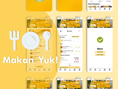 Makan Yuk UI Design app design graphic design ui ux