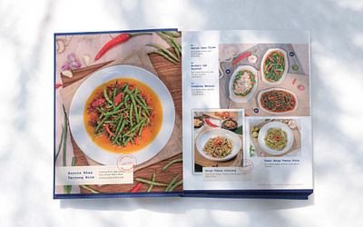 Tanjung Bira Restaurant - Menu Book book book design cafe chili design graphic design illustration indonesia journal layout menu menu book menu design price list restaurant sea seafood vegetables