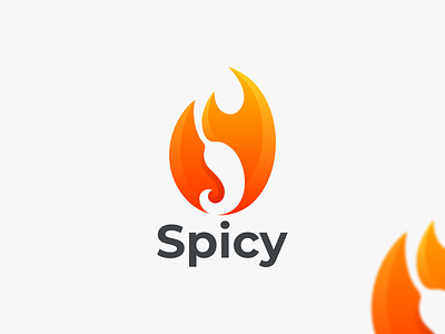 Spicy branding chili coloring chili logo fire coloring graphic design logo spicy coloring spicy logo