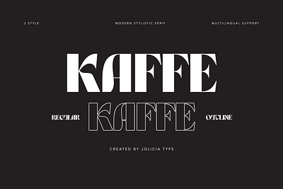 Kaffe | Psychedelic Typeface | Free To Try Font 80s 90s bold display fat free font heading outline poster psychedelic retro reverse contrast title font typeface