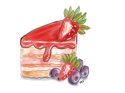 Strawberry Layer Cake