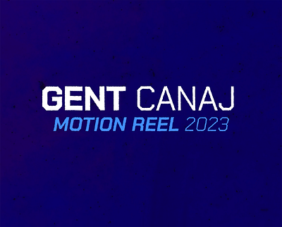 Gent Canaj - Motion Reel 2023 2023 animation cartoons design genimation gent canaj graphic design illustration logo motion graphics motionreel showreel skenderbeuipafan