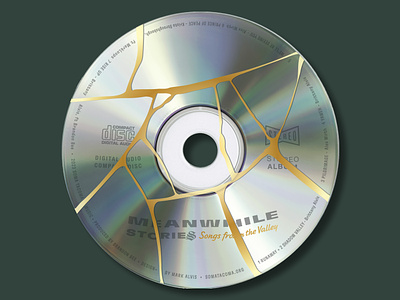 CD ARTWORK - KINTSUGI CONCEPT album artwork album design cd design illustration logo design mockup