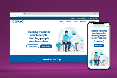 Non-Profit Website clean design non profit web design ui vaccine website web design website