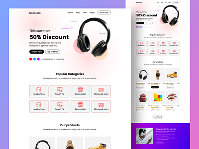 E-commerce web landing page UI design best web ui design web design website ecommerce web ui ecommerce website ui design latest web ui latest web ui ux latest web ui ux design new website ui ux web ui web web design web ui ux web ui ux design website design website new design website ui ux design