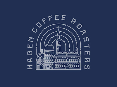 HAGEN COFFEE - Logo Design branding coffee brand coffee design icon illustration line art logo logo design