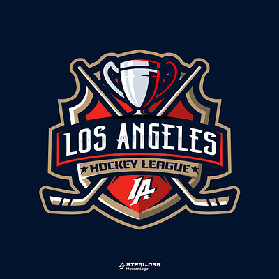 LOS ANGELES HOCKEY LEAGUE branding design esport logo graphic design logo mascot design mascot logo vector