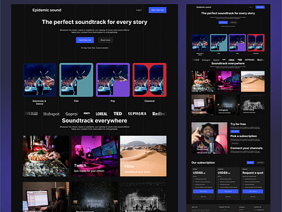 Music sound website figma figma expert landing page landing page redesign minimal move landing page move website music music landing page music website ui uiux ux website design website redesign xd