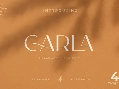Carla Sans - Elegant Typeface cosmetic