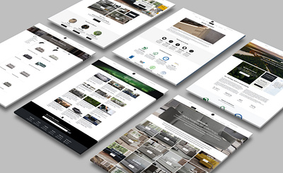 Website Redevelopment brand brand system branding design furniture layout ui ux website