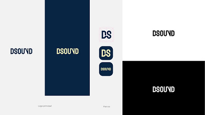 Logo Dsound brand dsound identity logot logotype