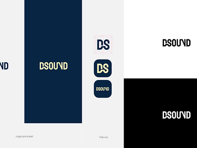 Logo Dsound brand dsound identity logot logotype