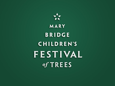 MARY BRIDGE CHILDRENS FESTIVAL - Logo Design branding event design logo logo design type typography