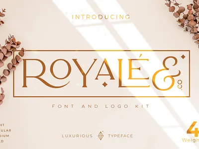 Royale Luxurious Typeface fashion