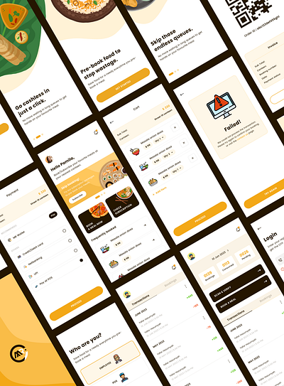 Canto - A canteen management application app branding graphic design logo product ux ui